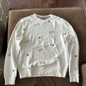 Tommy Hilfiger White Crewneck Sweater